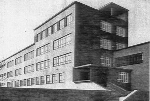 Grashof Gymnasium – Nordansicht 1932