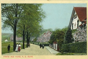 Straßenszene Siedlung Brandenbusch um 1905